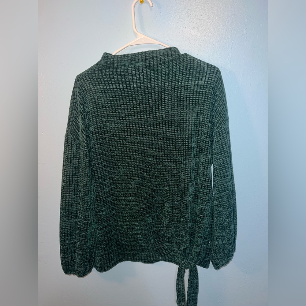 Long- Sleeve Green Blouse